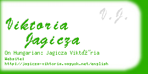 viktoria jagicza business card